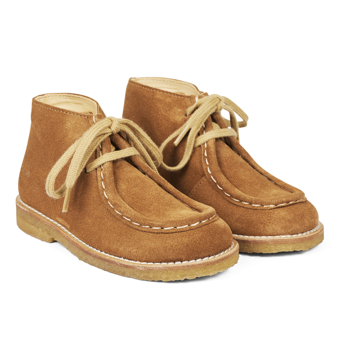 Classic lace-up shoes, Cognac