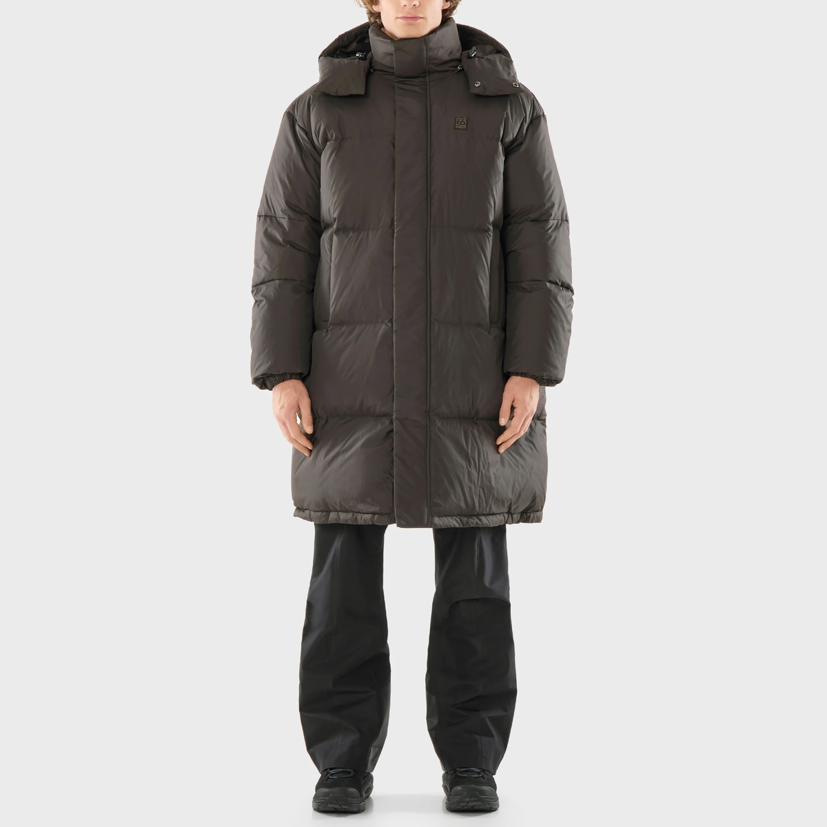 Dyngja Down Coat, Licorice