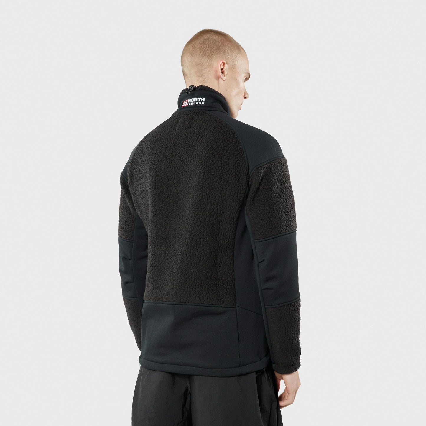 Tindur Technical Shearling Jakke, Sort
