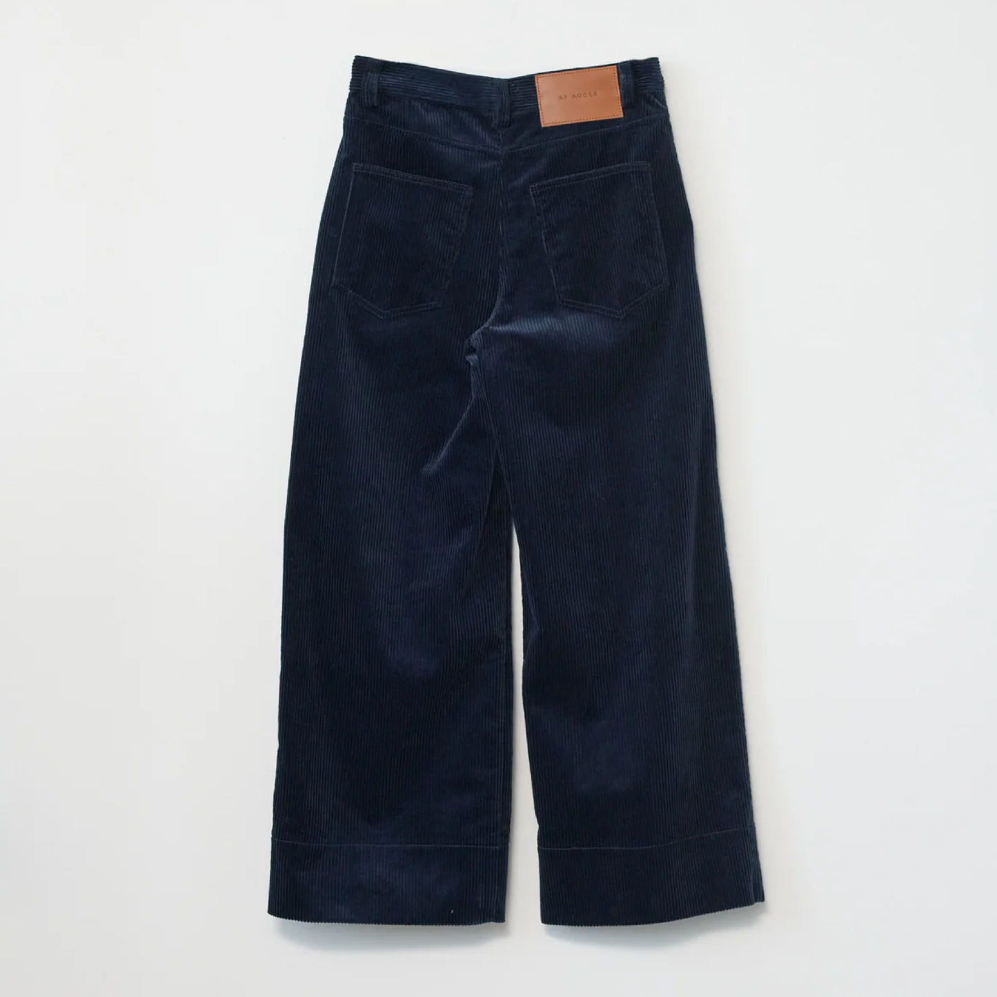 Corduroy Wide Pants, Navy
