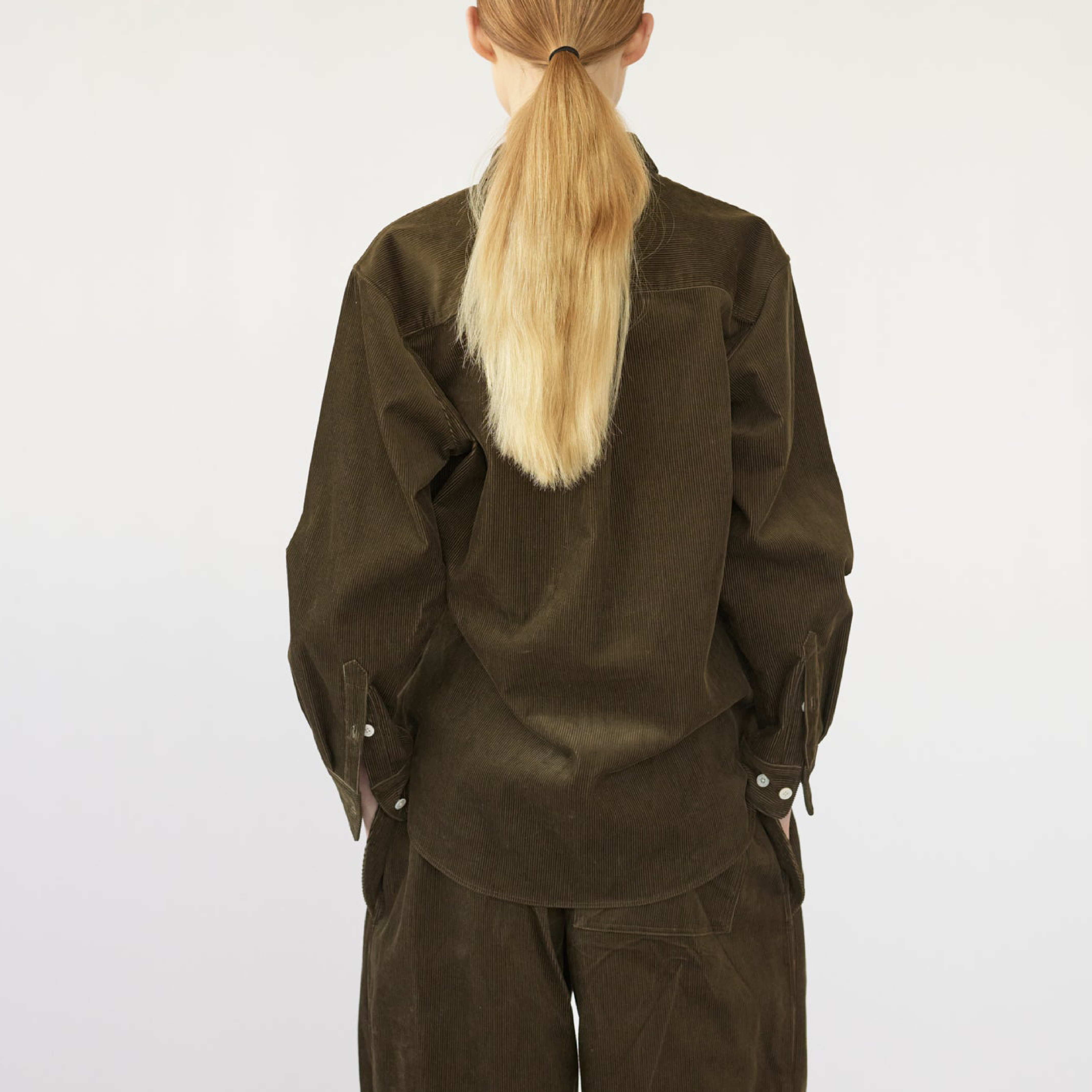 Baby Corduroy Shirt, Olive