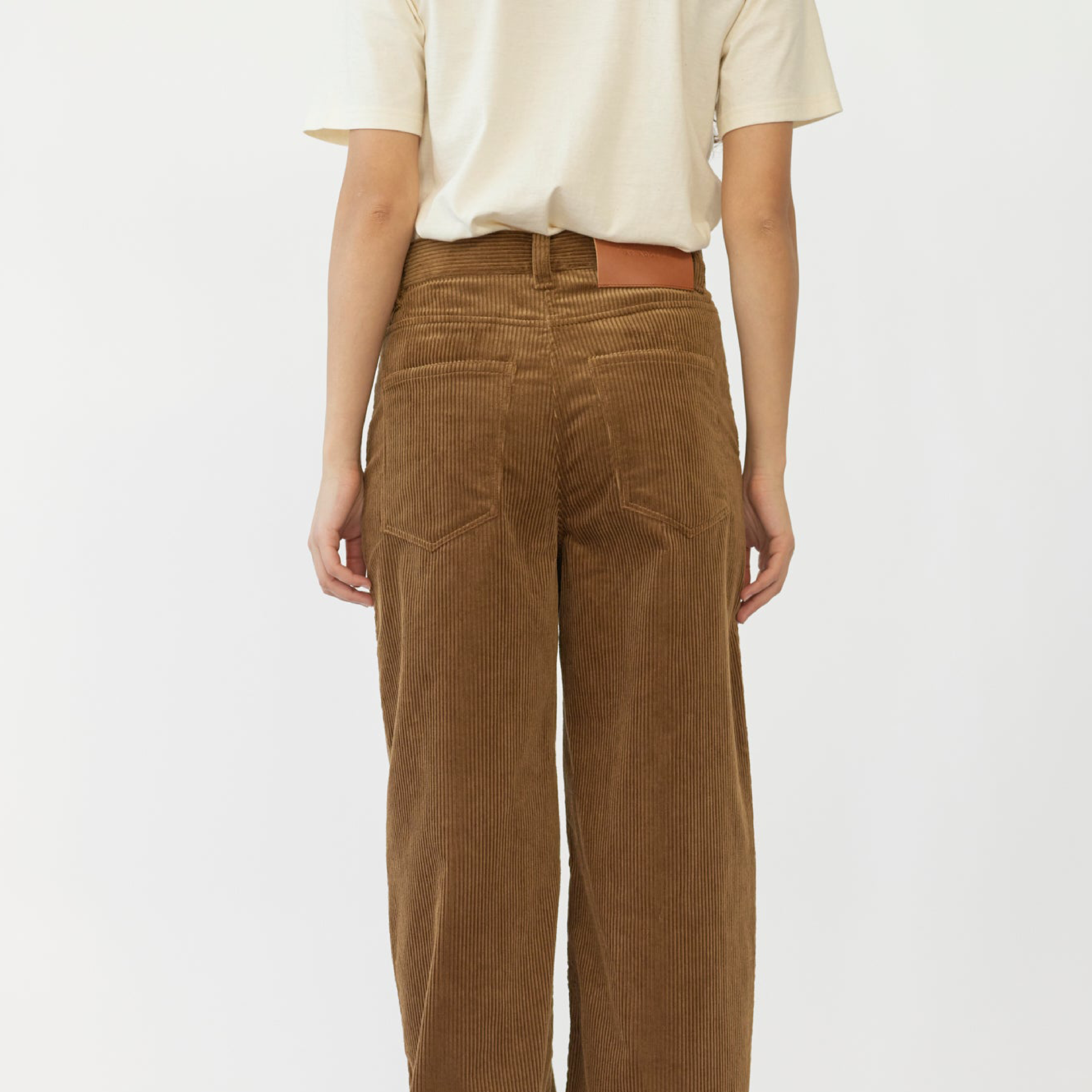 Corduroy Box Pants, Tobacco