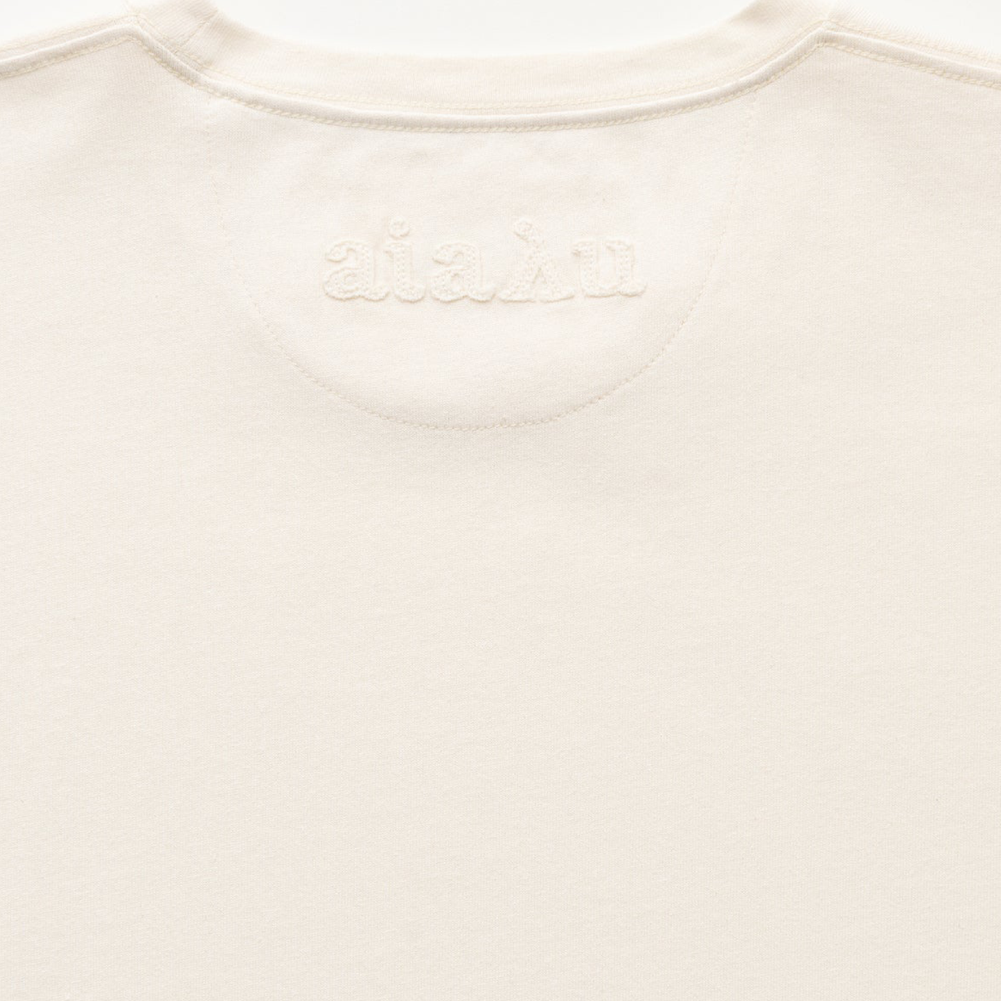 Lui Circular Tee, Pure Ecru