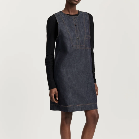 Evita Dress Denim, Classic Blue