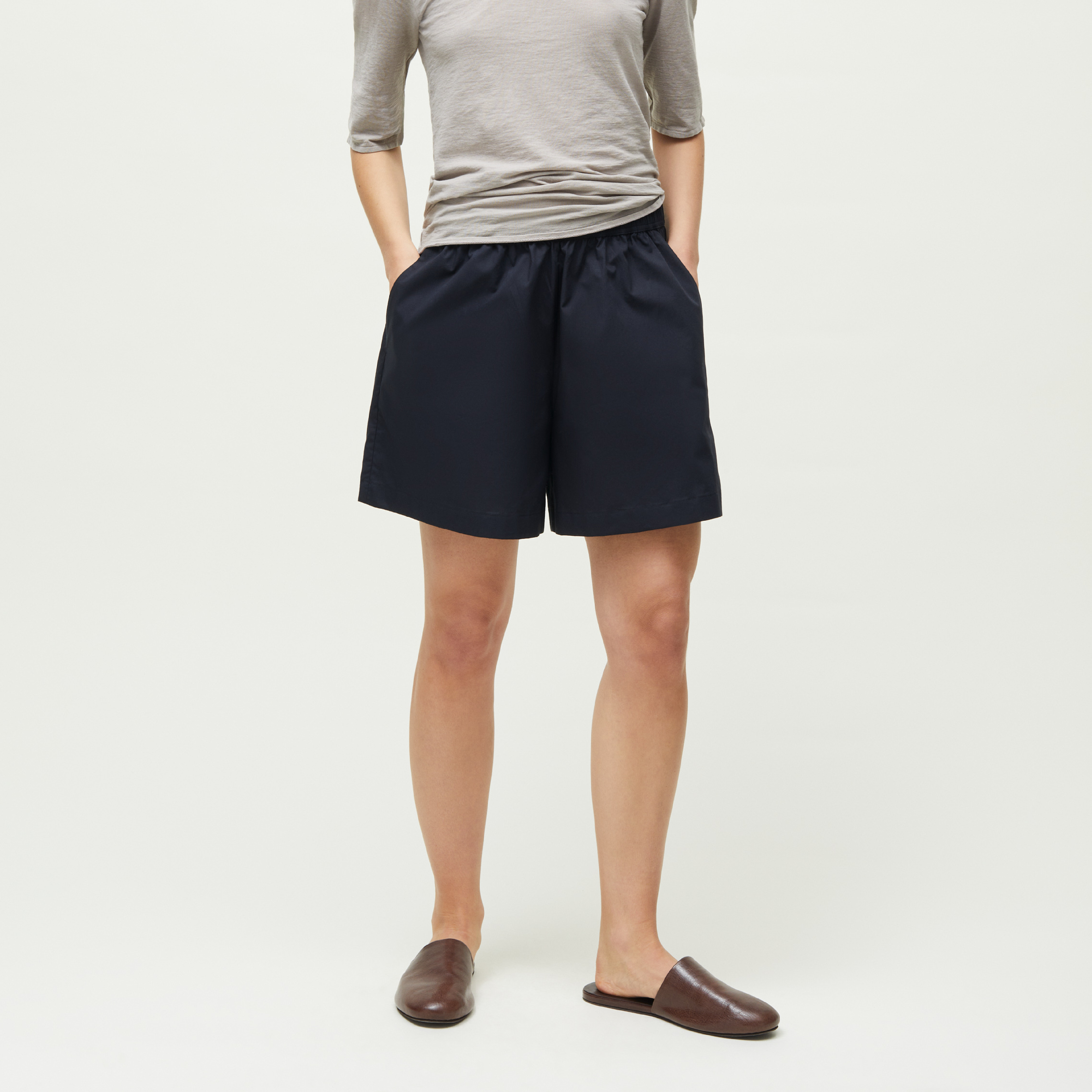 Shorts Long, Black Navy