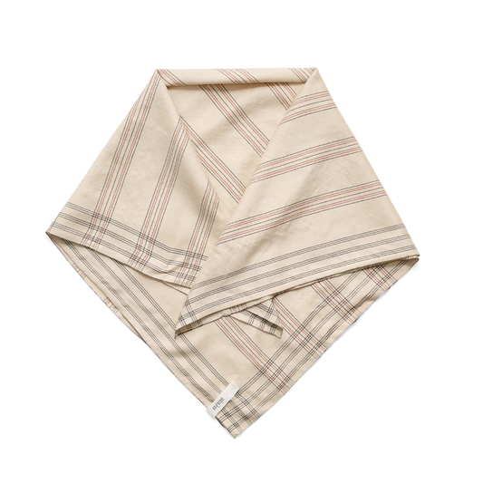 Dewdrop Tørklæde, White Rose (65x65)