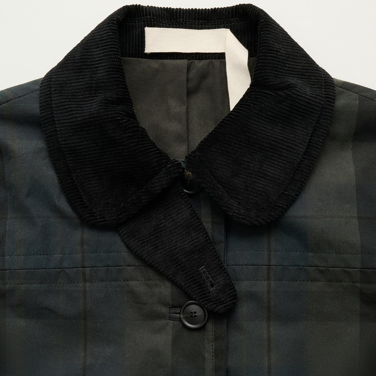 Jamie Jacket Check Oilskin Silkwax, Foxleigh