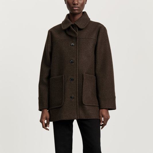 Jamie Jacket Loden, Pure Dark Brown