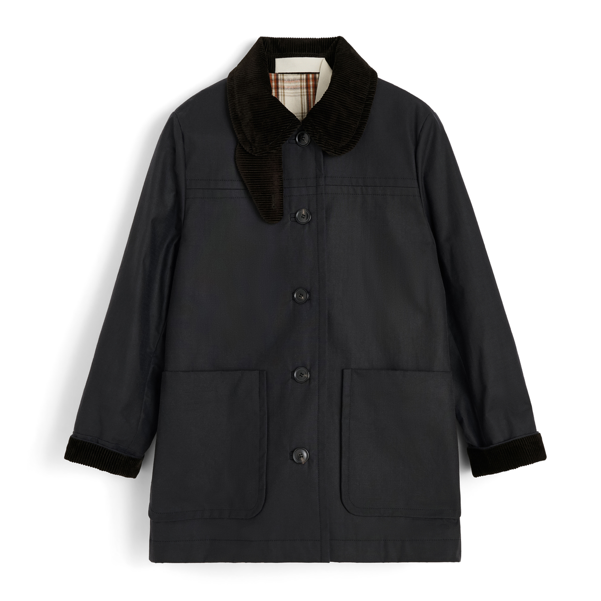 Jamie Jacket Ripstop Oilskin, Antracite