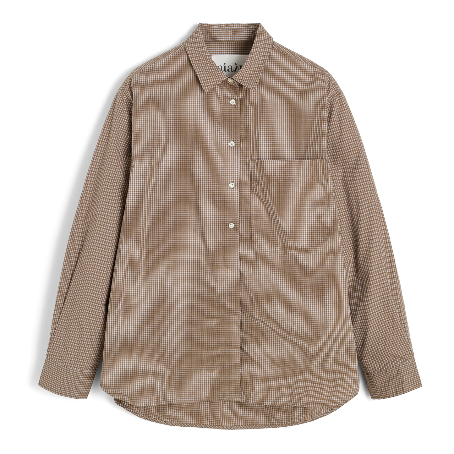 Lynette Shirt Check, Mix Fossil