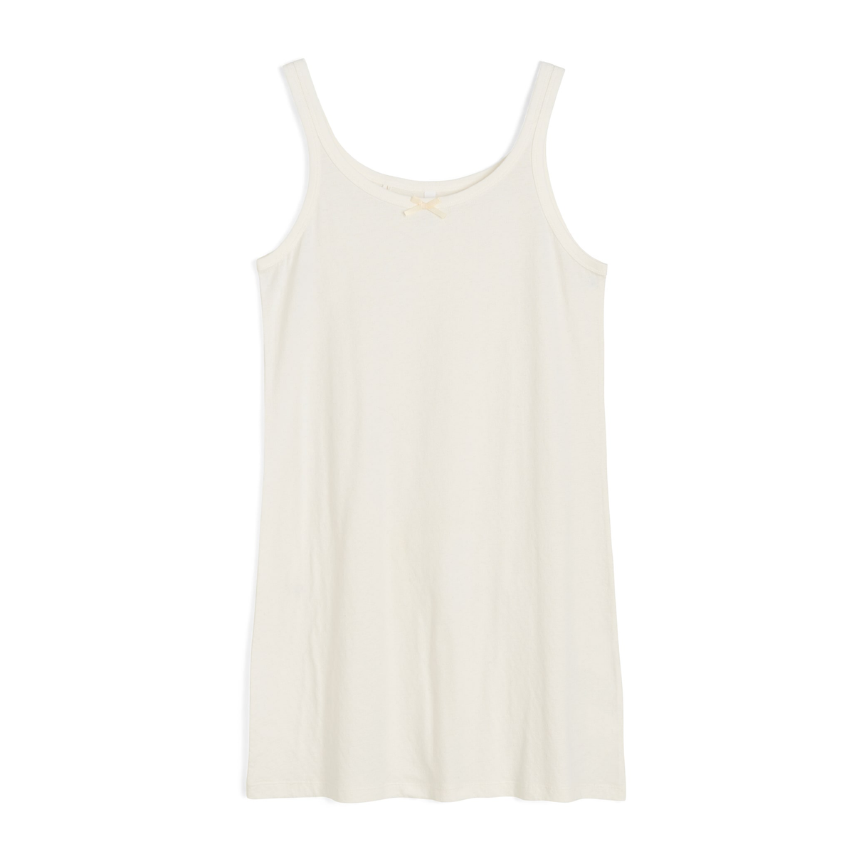 Messhu Dress Melange, Pure Ecru