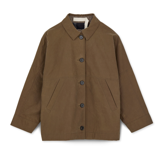 Moa Jacket Oilskin, Bark