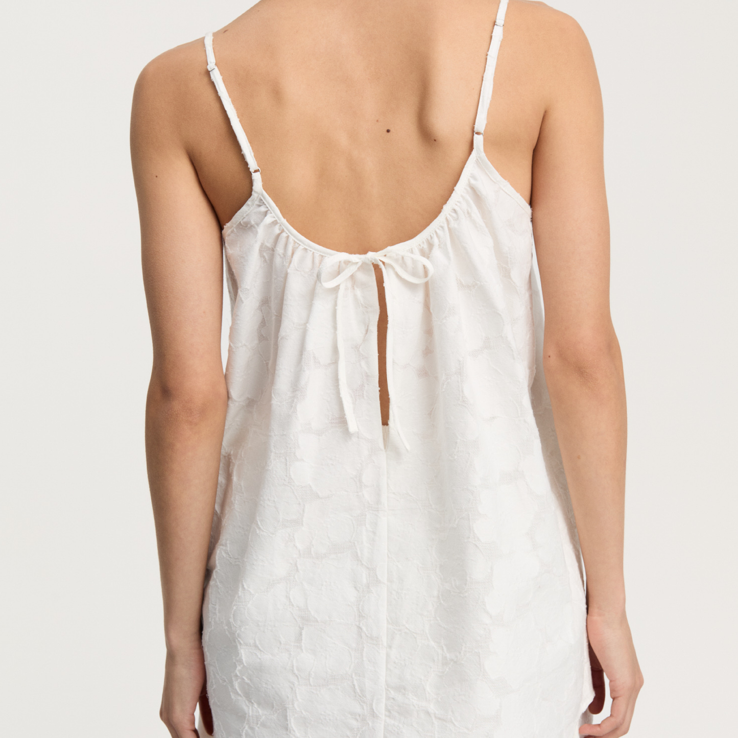 Strap Top Laceflower, White