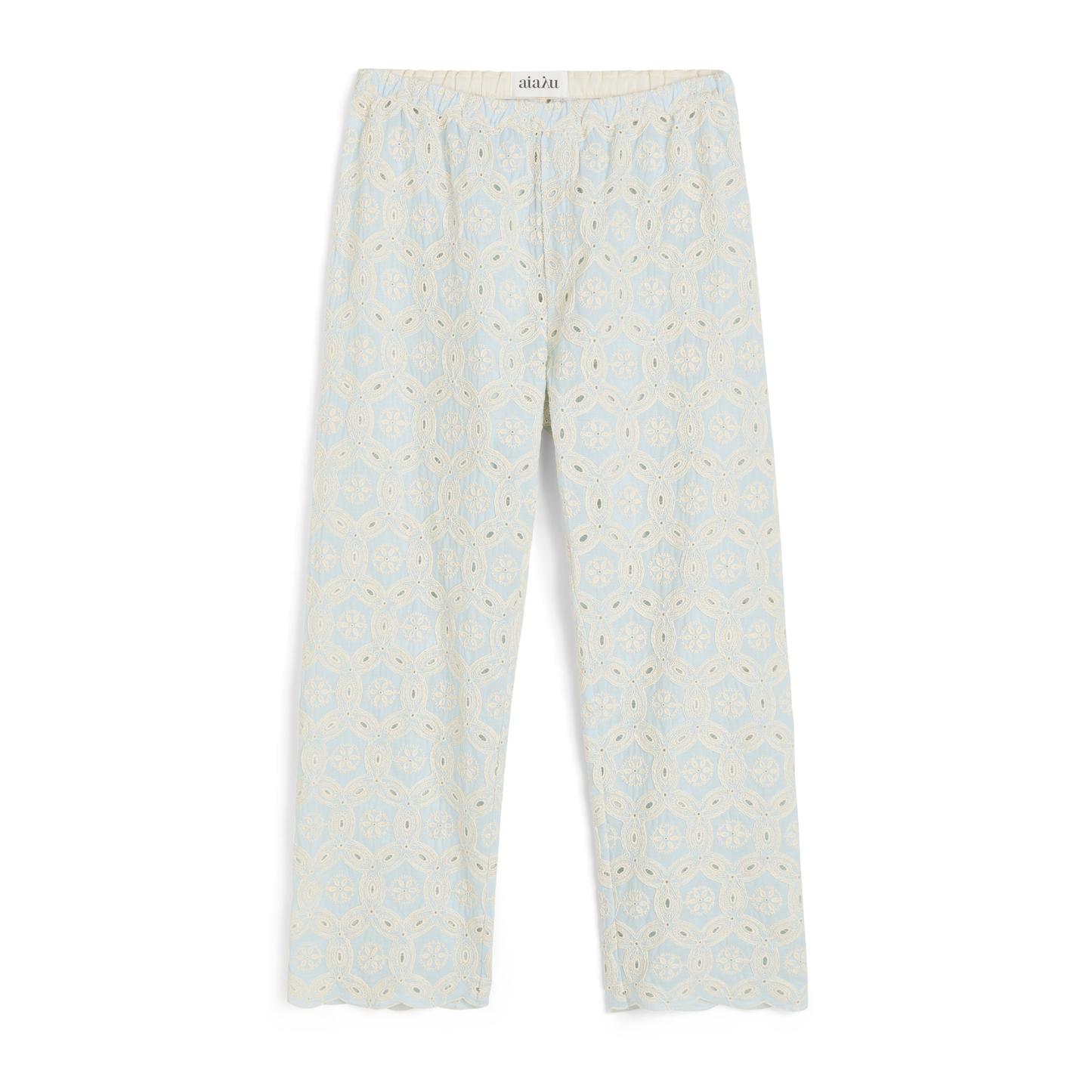 Ava Pant Embroidery, Blue Eyes