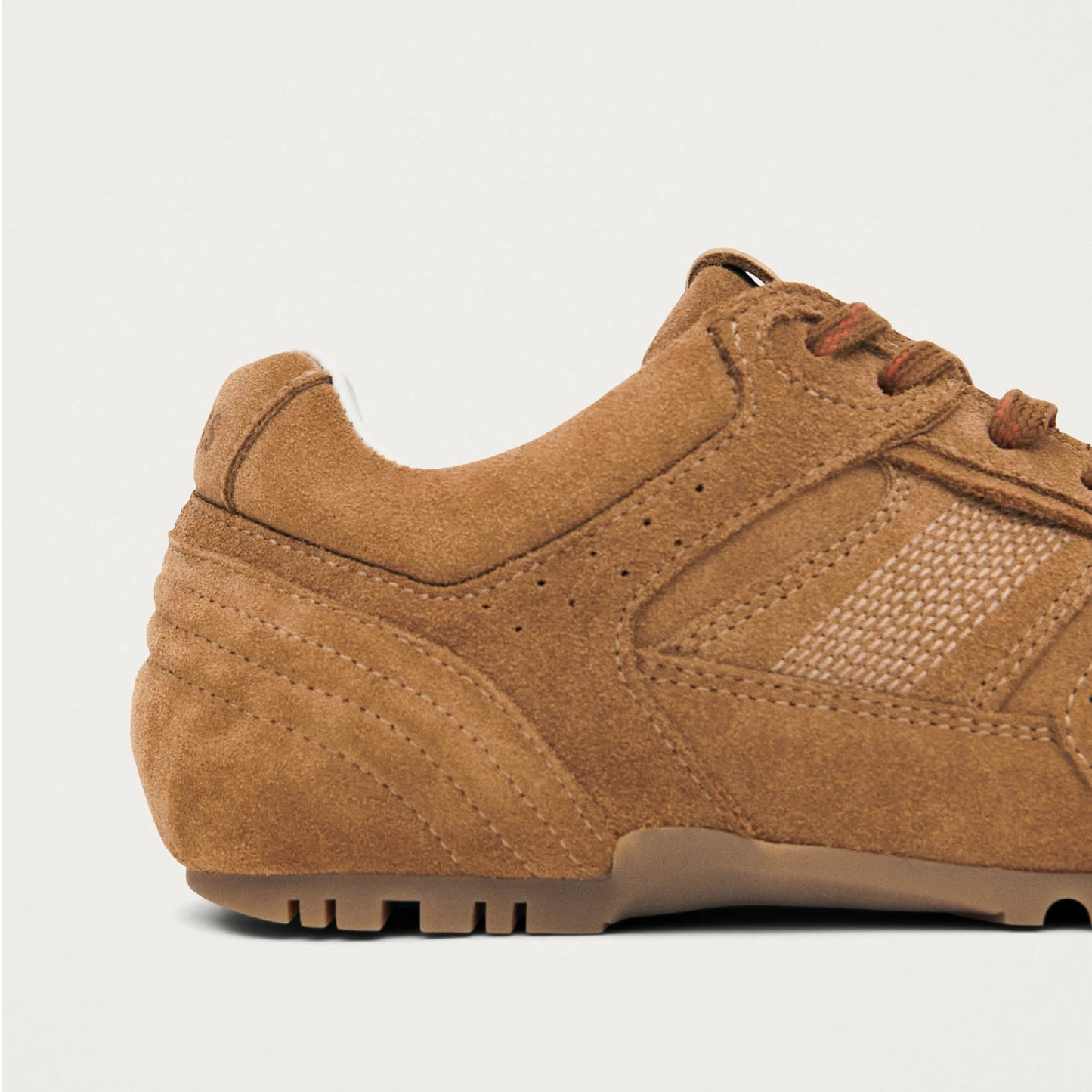 Tb. 56 Leather Sneakers, Suede Tan