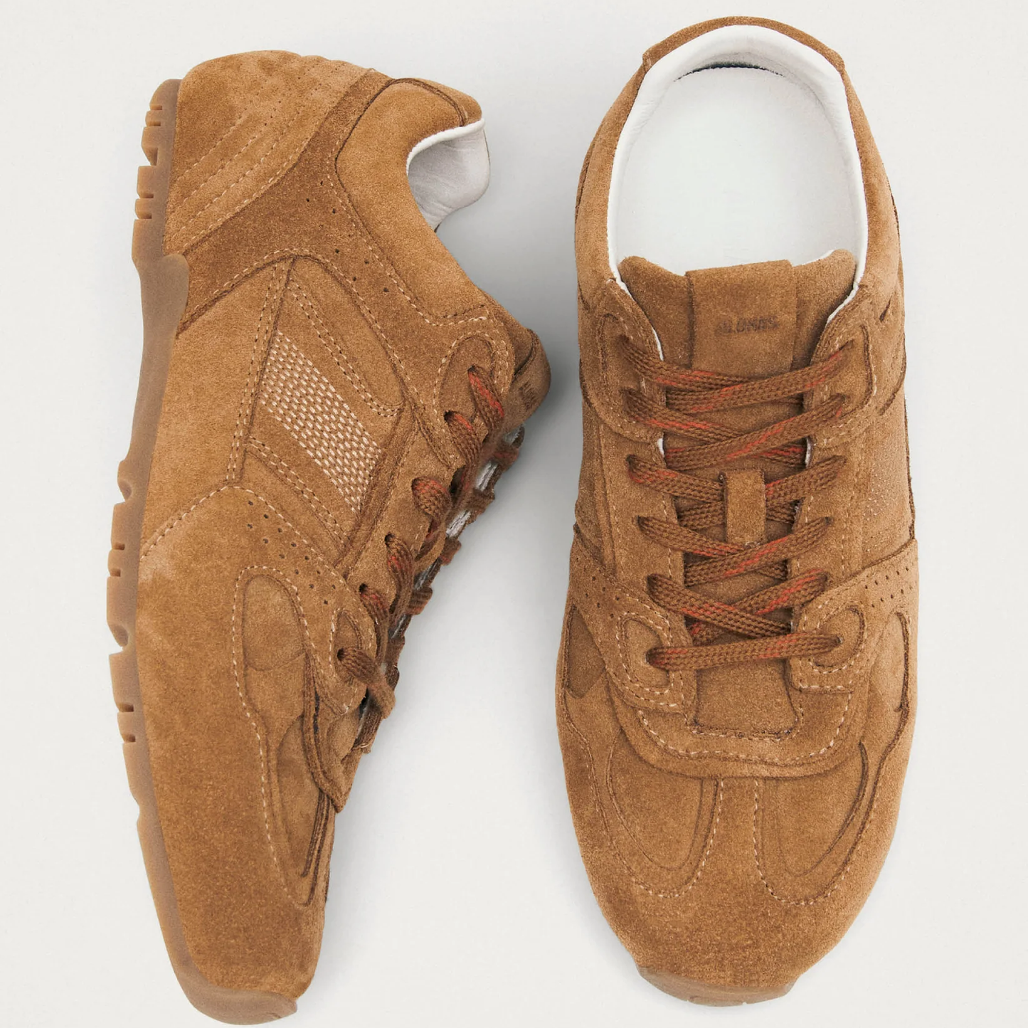 Tb. 56 Leather Sneakers, Suede Tan