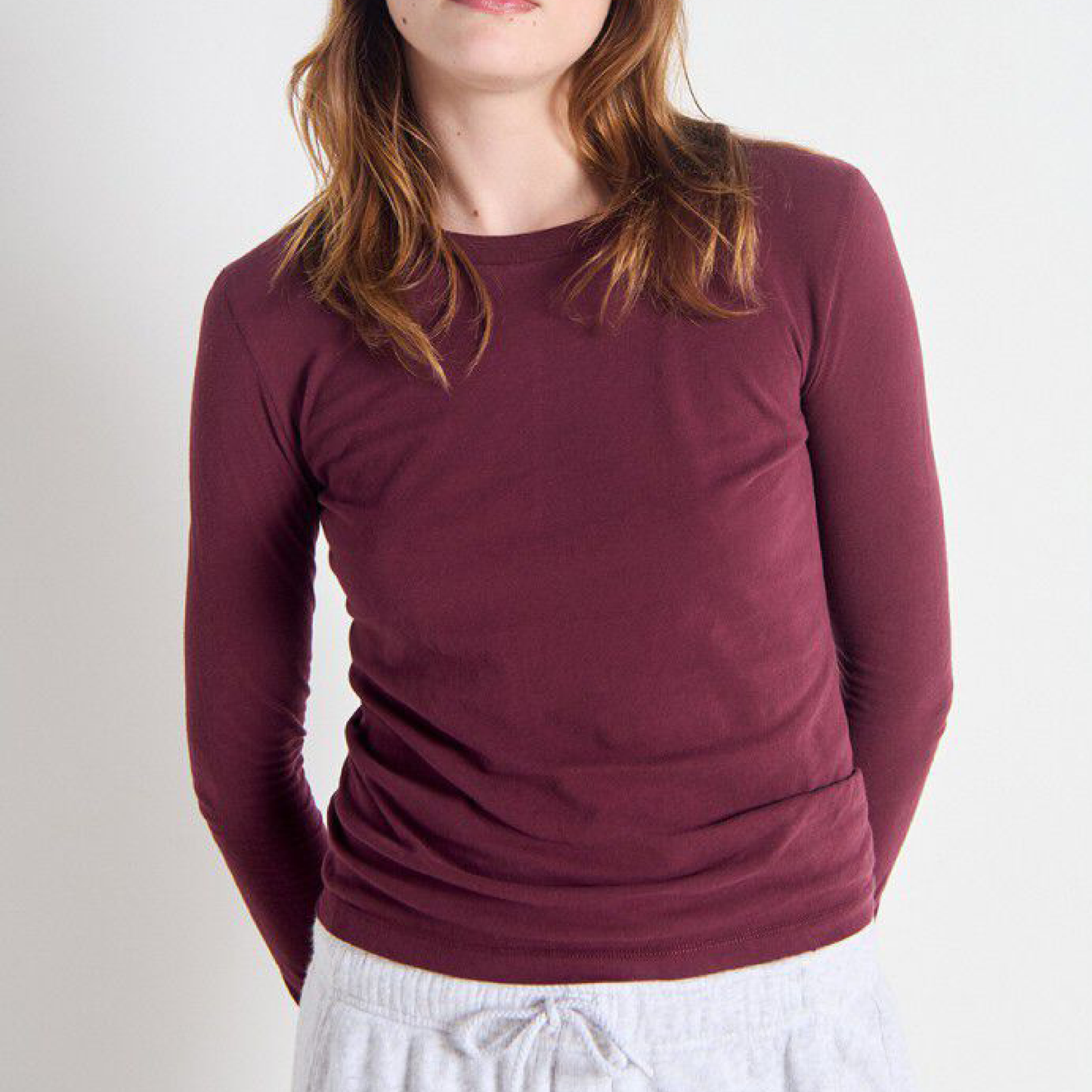 Gamipy Langærmet Bluse, Acajou