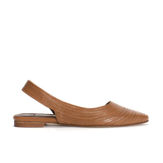 Carla 10 Sandaler Shiny Lamb, Caramel