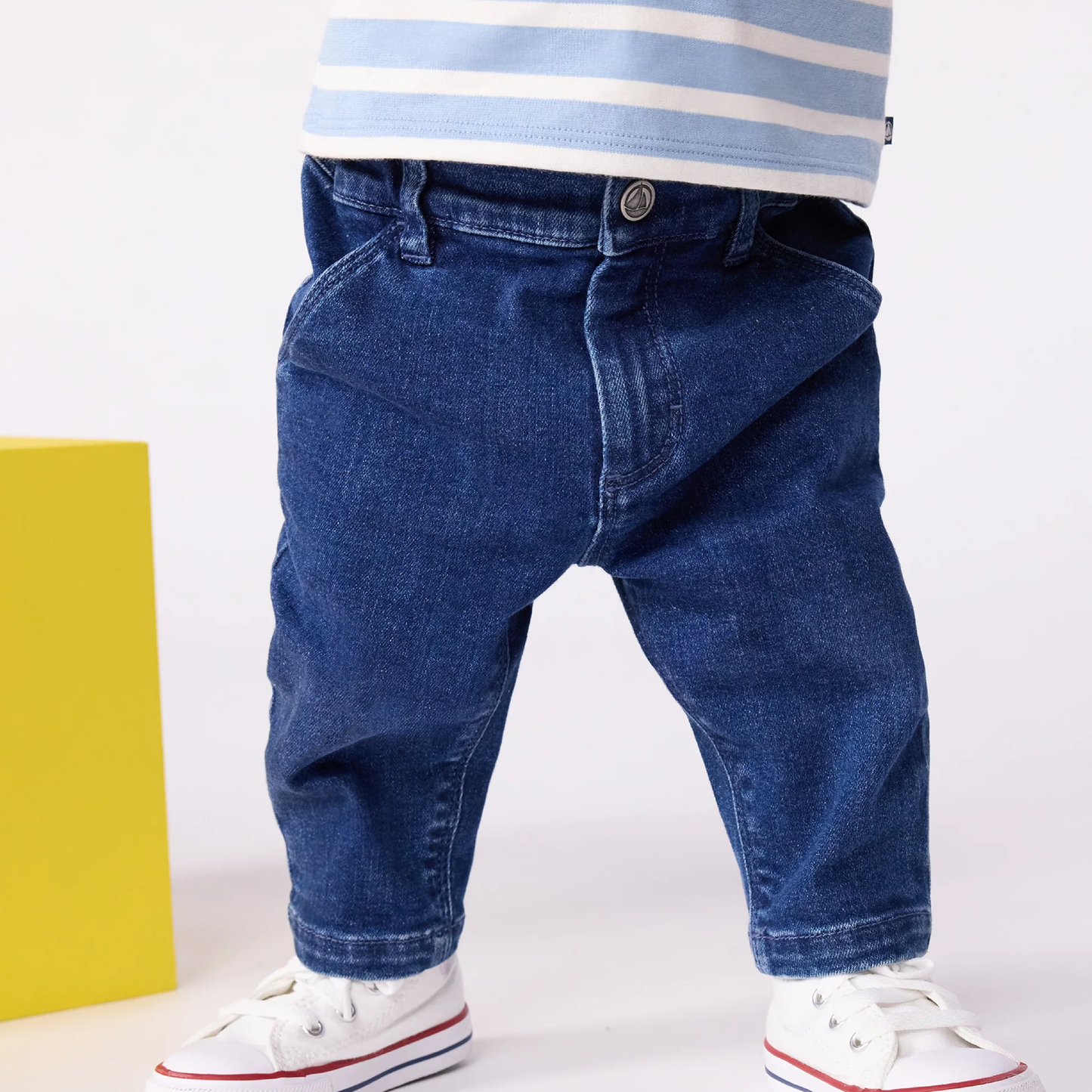 Baby Denim Bukser, Blue