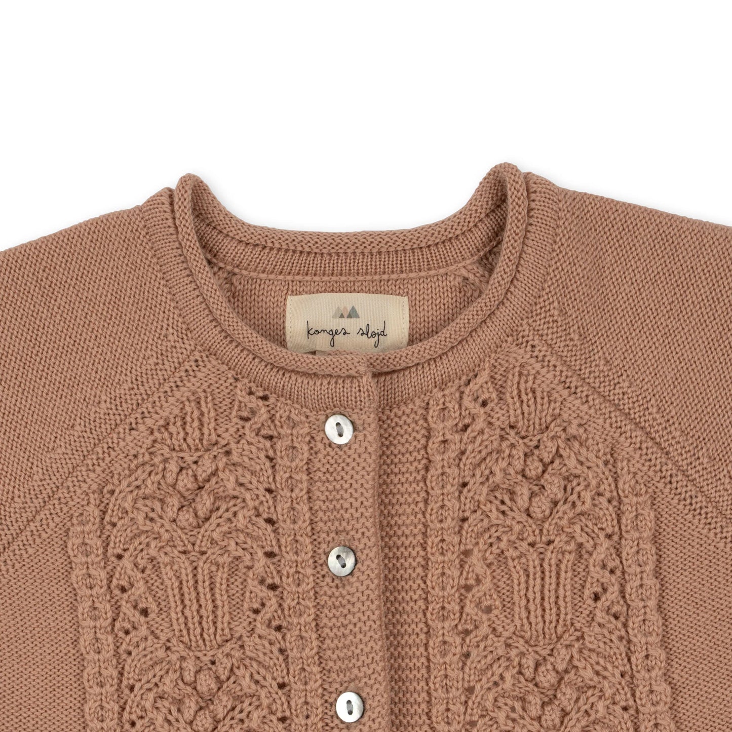 Cabby Frill Cardigan, Maple Sugar