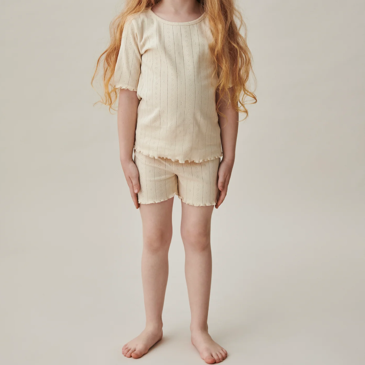 Edie Musling Shorts, Light Beige