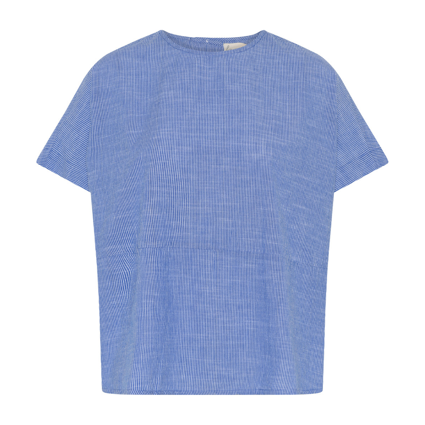 Rome Top, Medium Blue Stripe