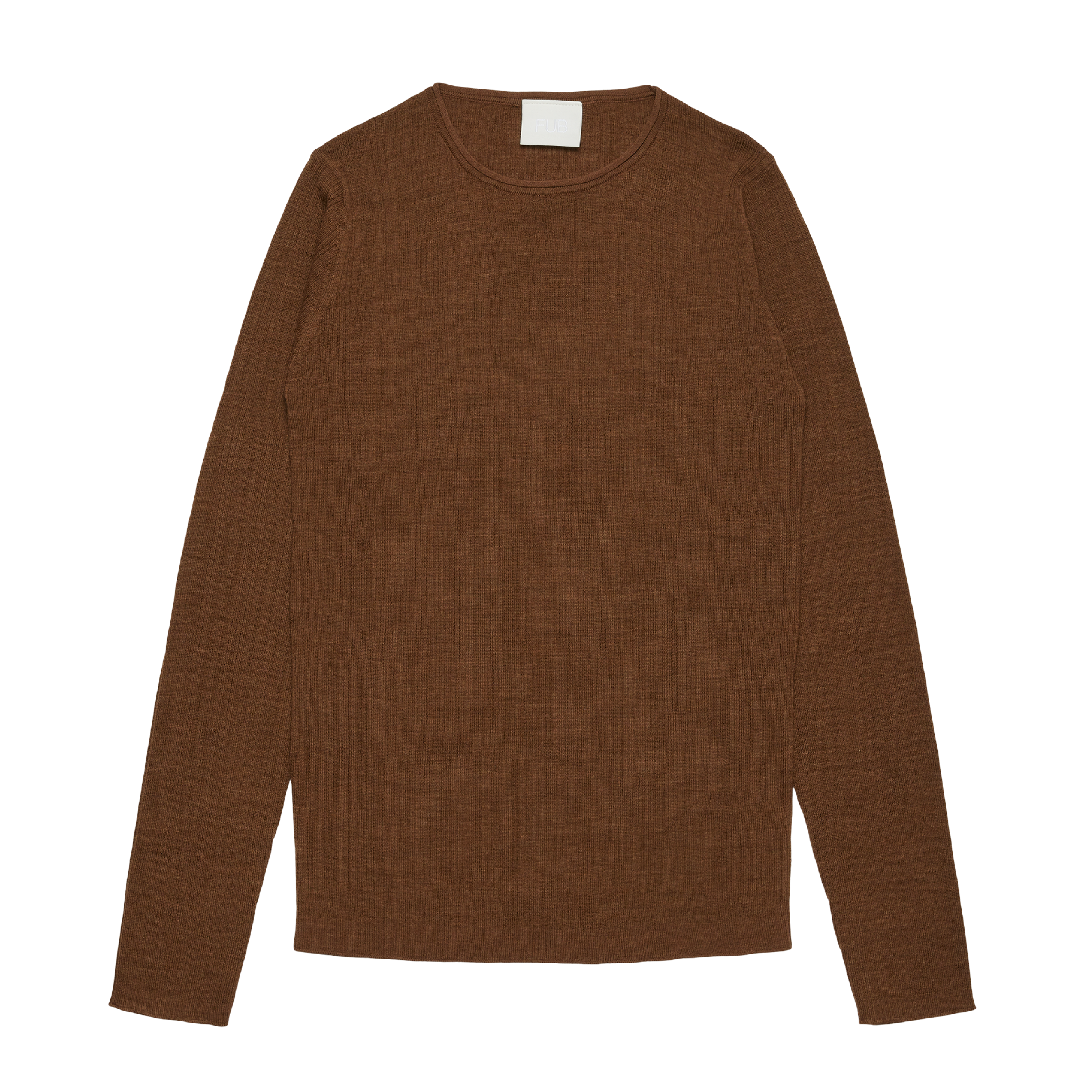 Rib Blouse, Hazel Melange