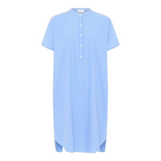 Seoul SS Skjortekjole, Hydranga Stripe