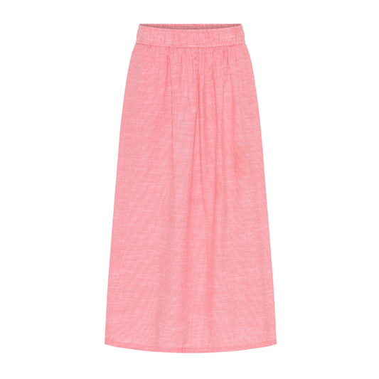 Helsinki Nederdel, Hot Coral Stripe