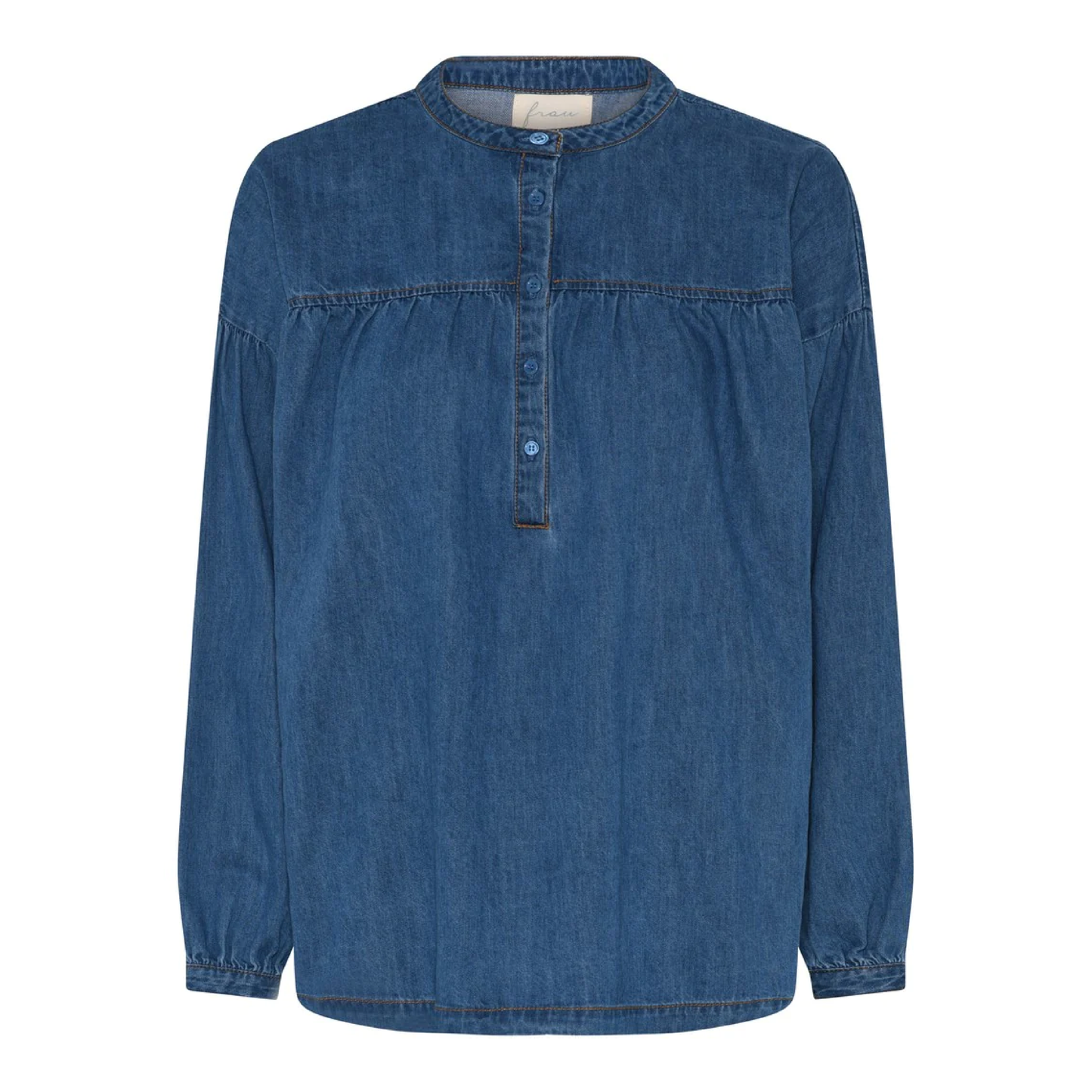 Paris Denim Skjorte, Medium Blue Denim