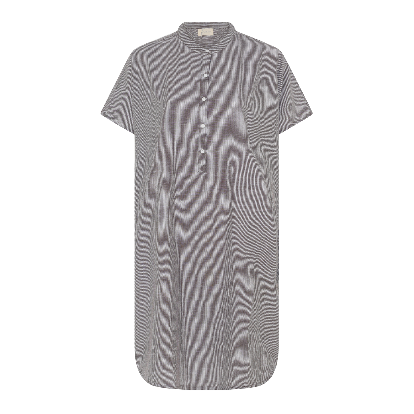 Seoul SS Skjortekjole, Coffee Quartz Stripe