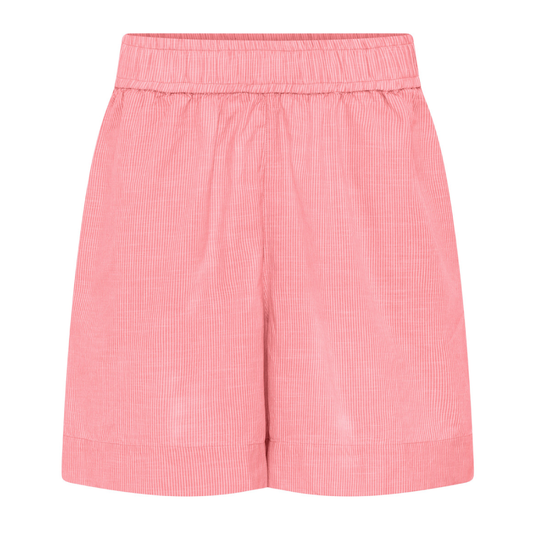 Sydney Shorts, Hot Coral Stripe