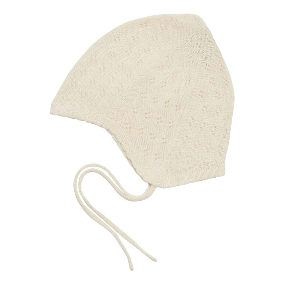 Baby Pointelle Hat, Ecru