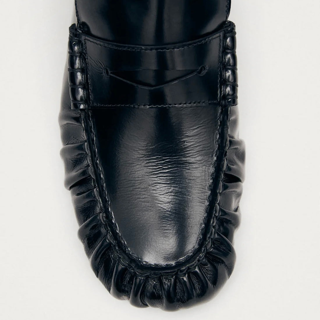 Aven Leather Loafers, Black