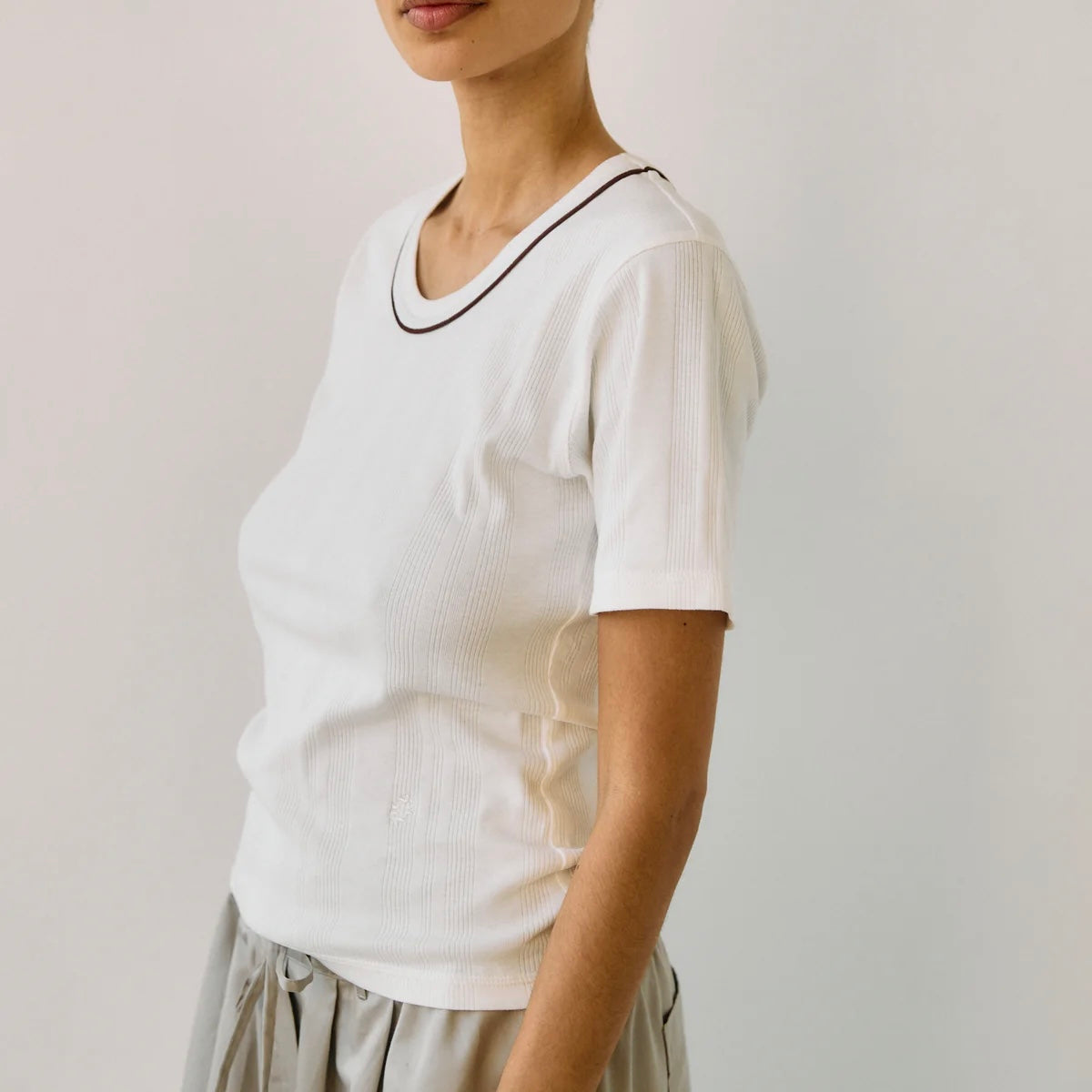 Waves SS Tee, Hvid
