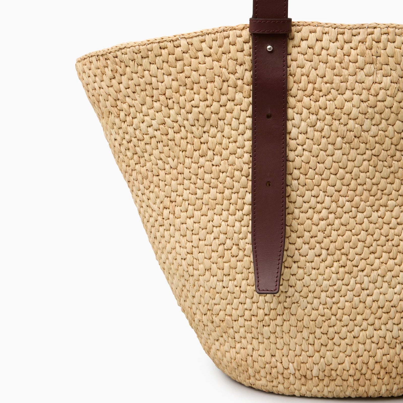 The Bianca Raffia Bag Large, Natural