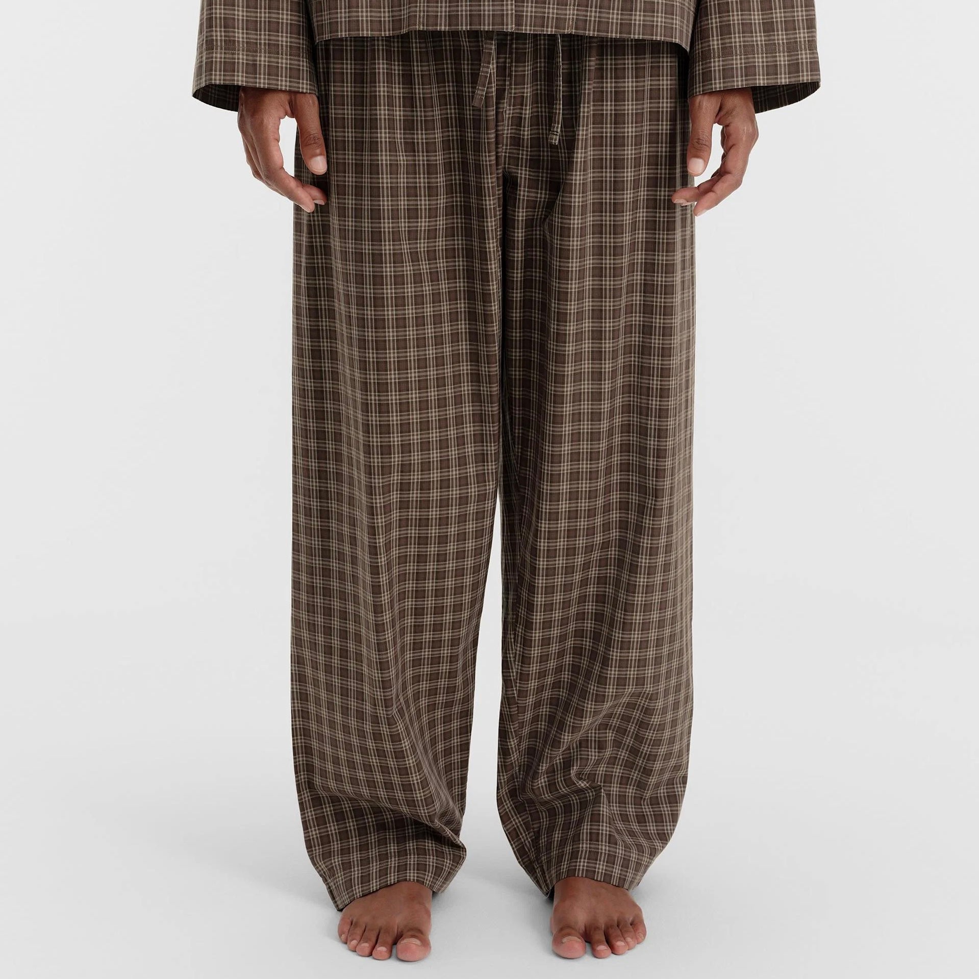 Fine Twill Women's Pants, Serra Checks