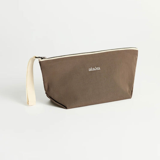 Pouch Mini Heavy Poplin Toilettaske, Earth