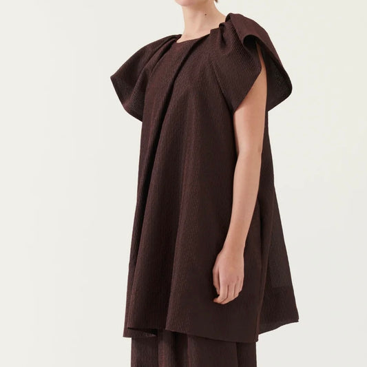 Sue Dress, Black Coffee