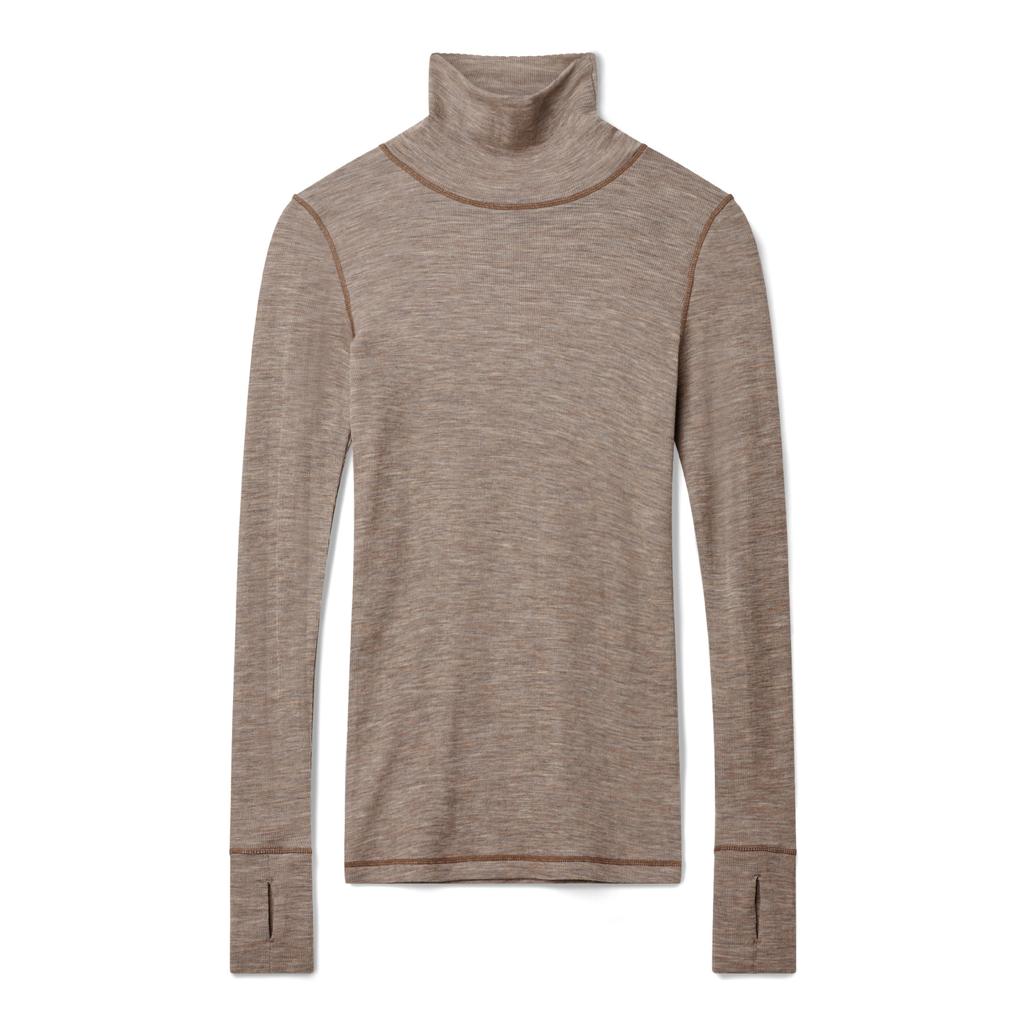 That Comfy Highneck, Walnut Melange