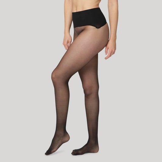 Erika Strømpebukser, 15 Denier, Sort