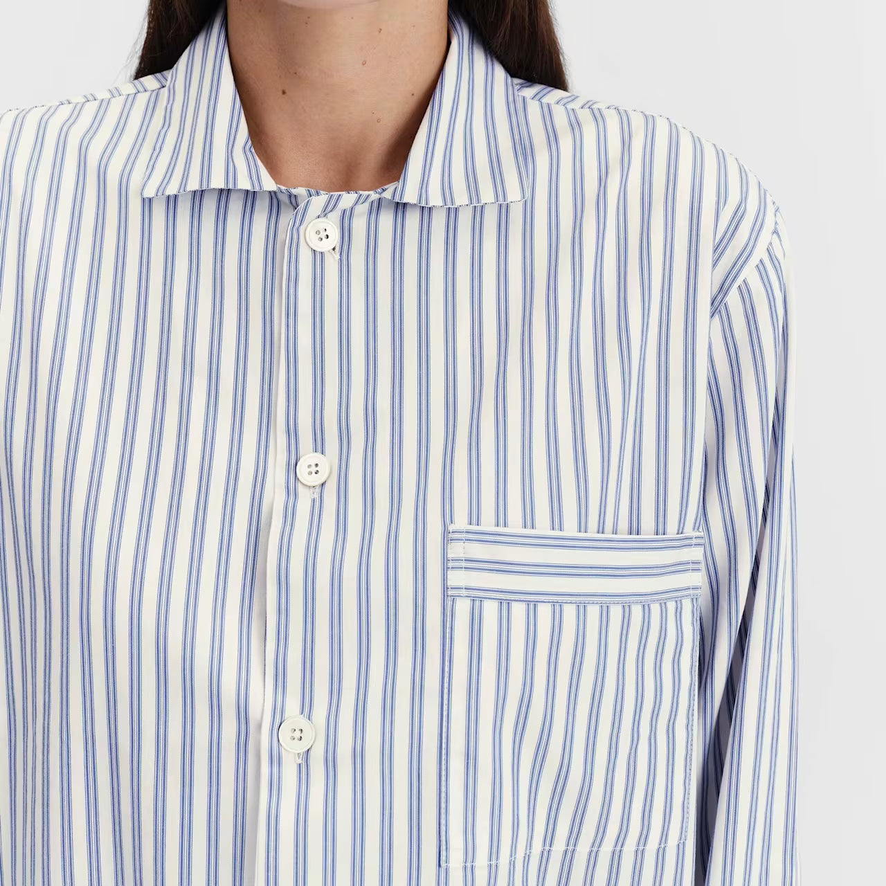 Poplin Pyjamas Shirt, Skagen Stripes