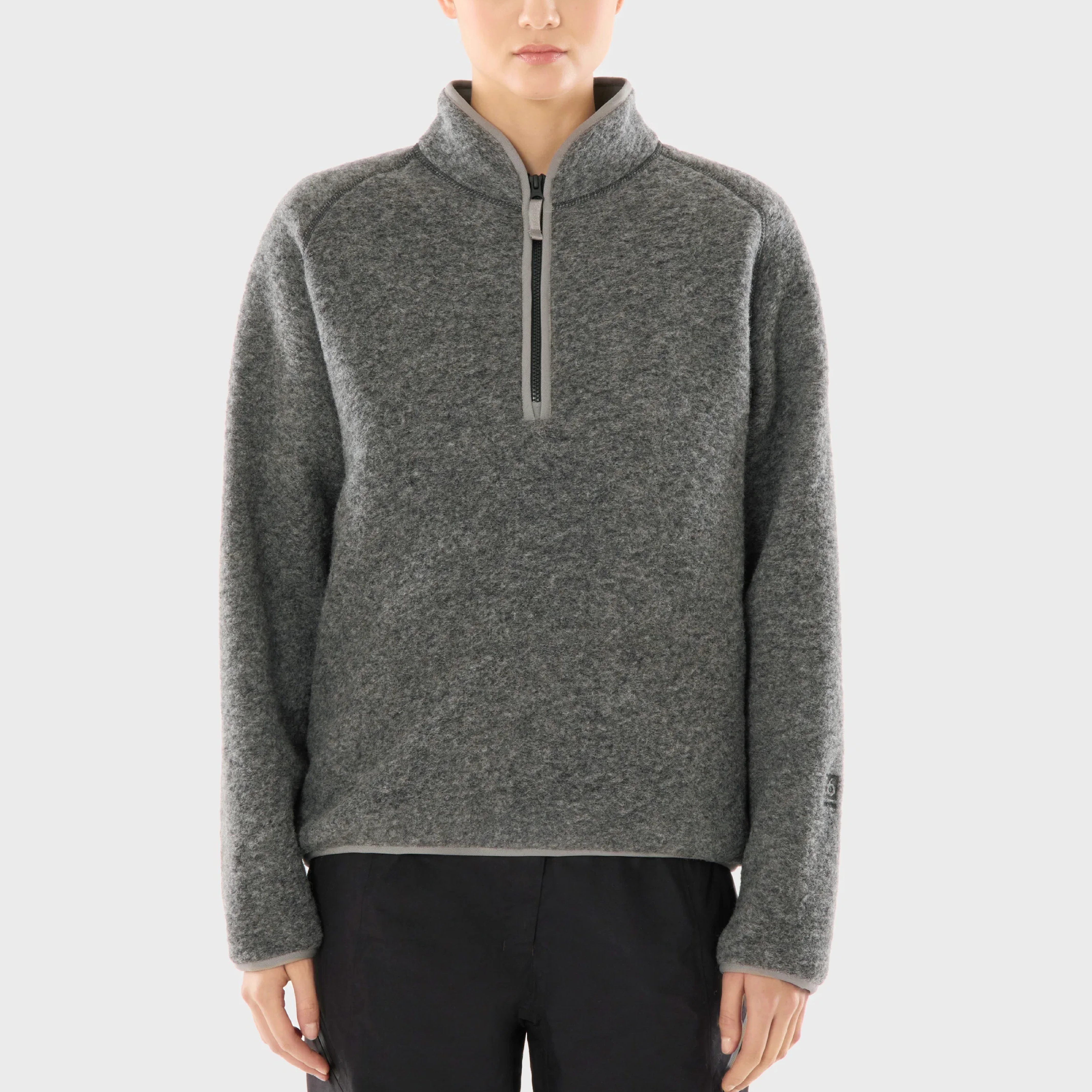 Kaldi Half Zip, Ash Grey
