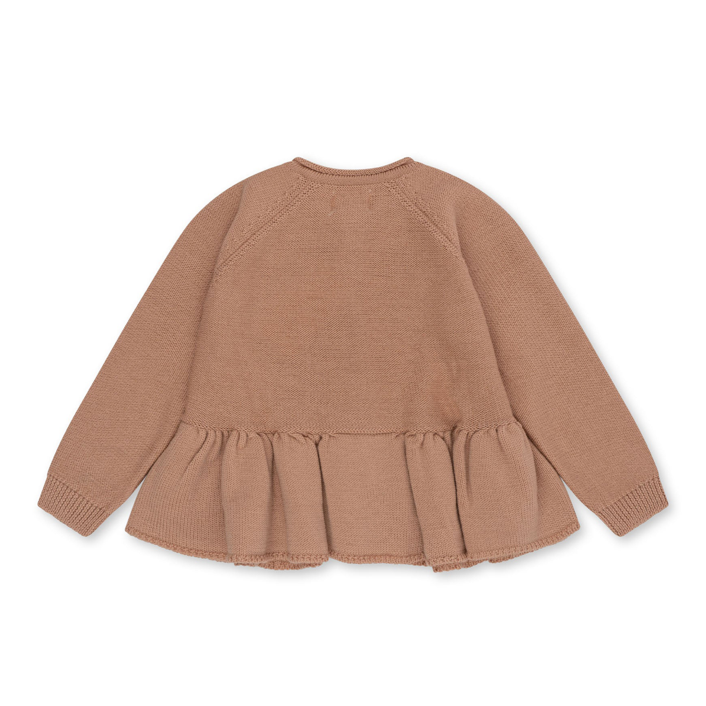 Cabby Frill Cardigan, Maple Sugar