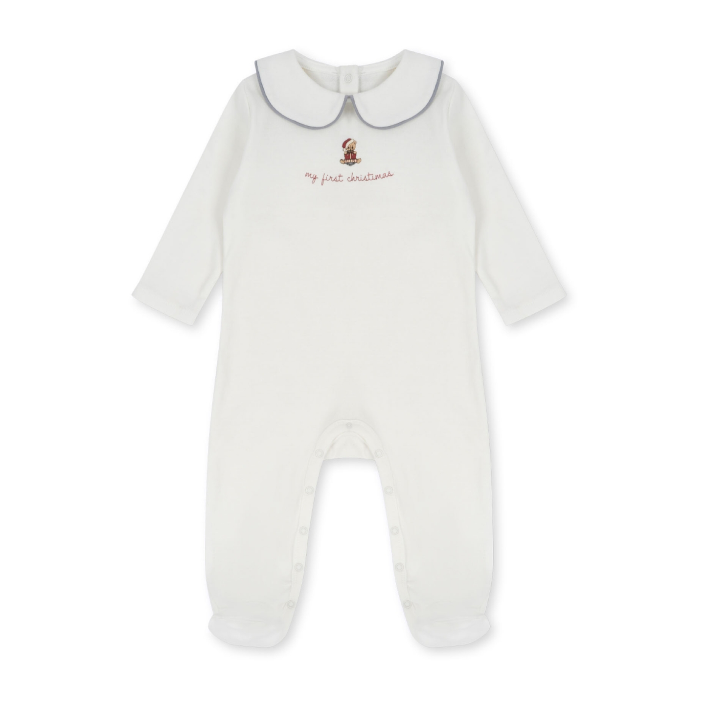 My First Christmas Onesie, Optic White