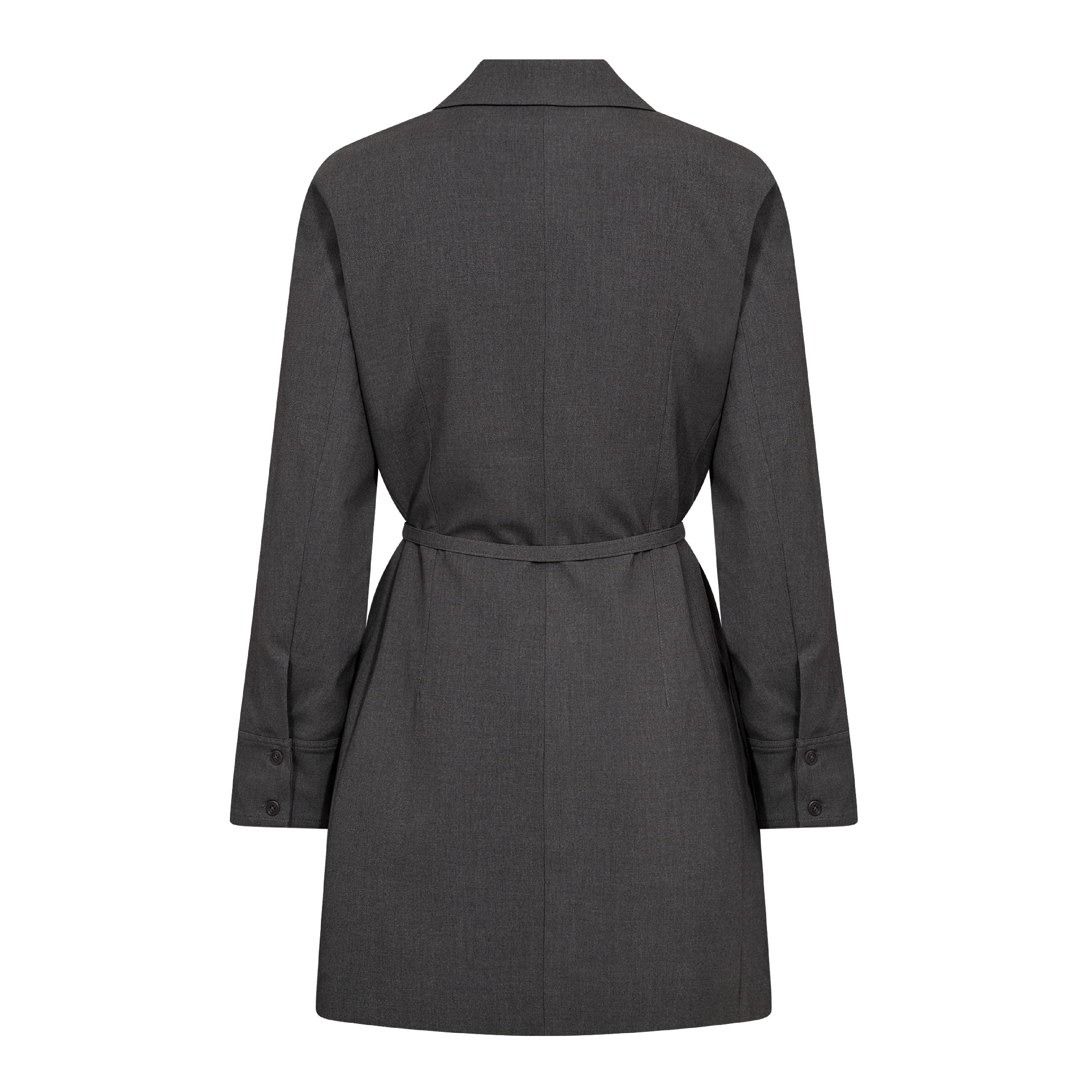 Presley 3 Kjole, Dark Grey Melange