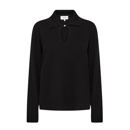 Eloise 13 Cashmere Strik, Sort