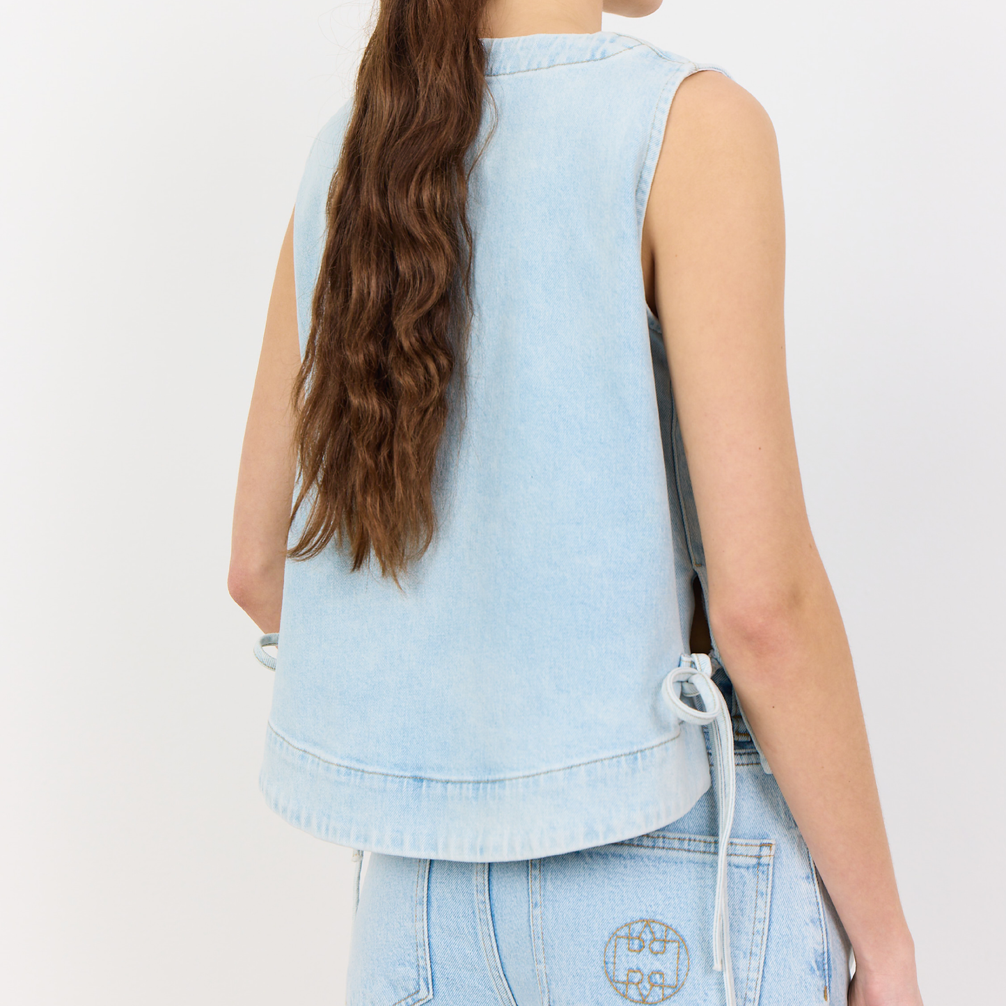 Kosa 9 Top, Breezy Blue Denim