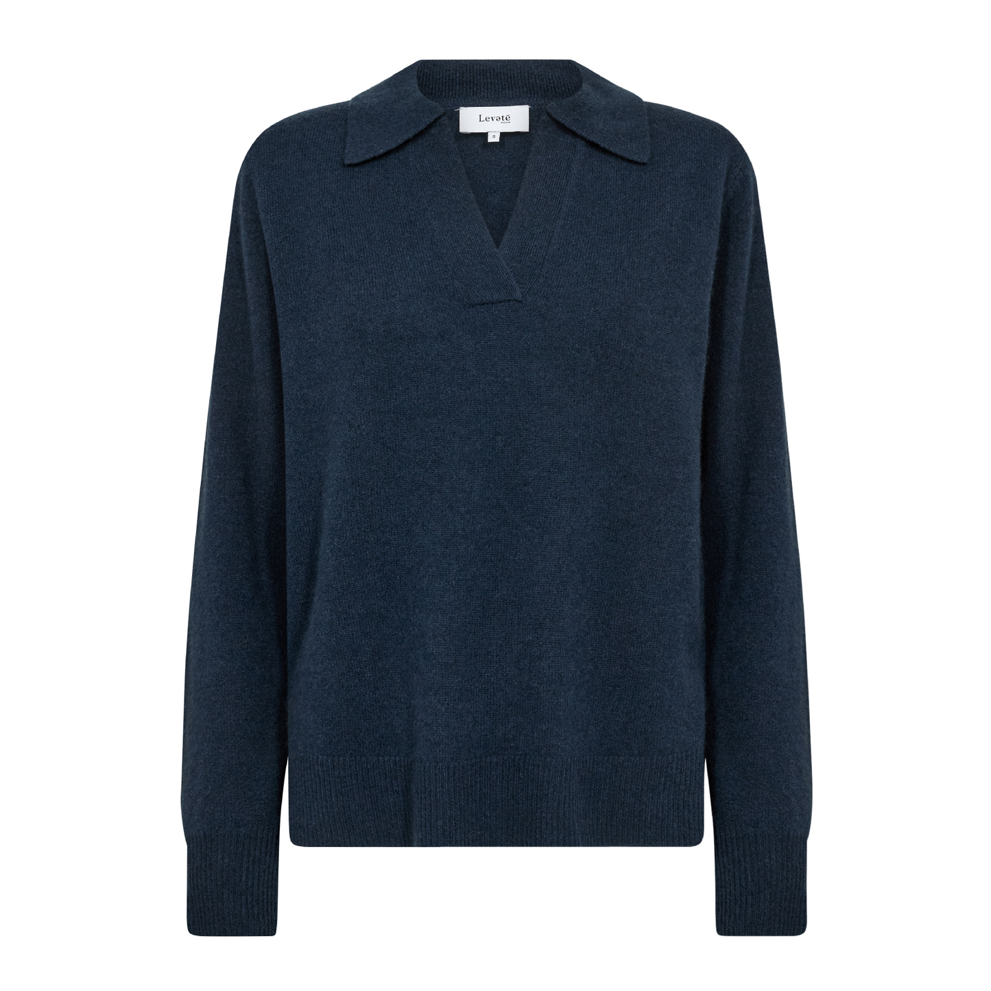 Eloise 5 Cashmere Strik, Mørkeblå
