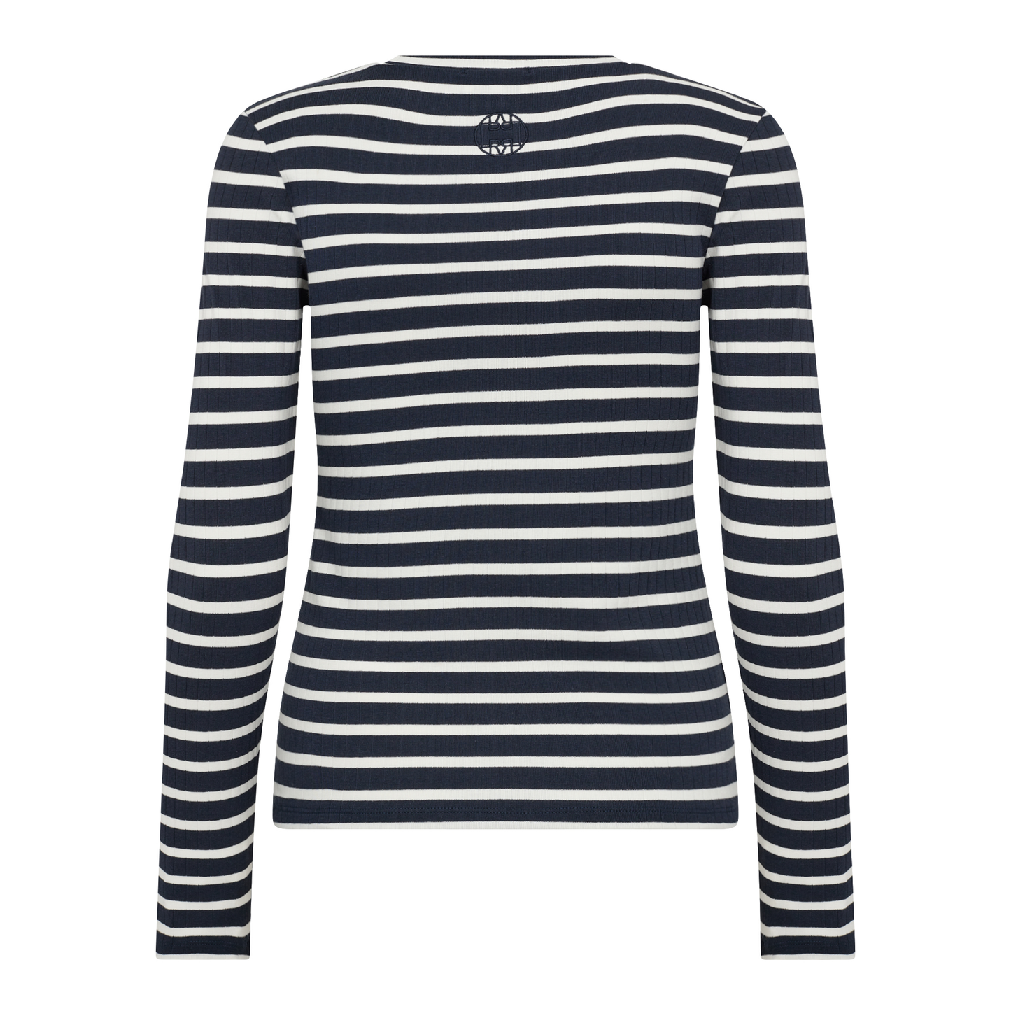Neddie 2 11 Bluse, Navy/Off White